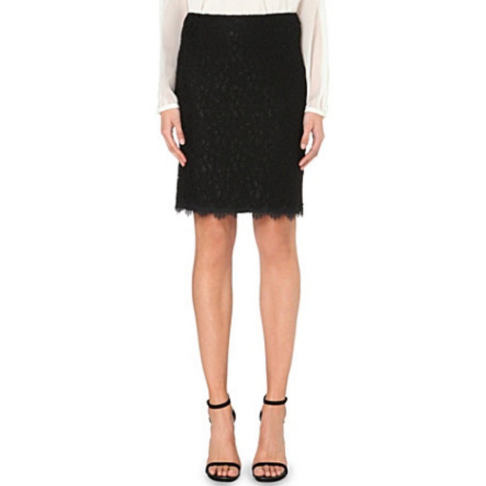 Diane Von Furstenberg 'Scotia' Lace Pencil Skirt